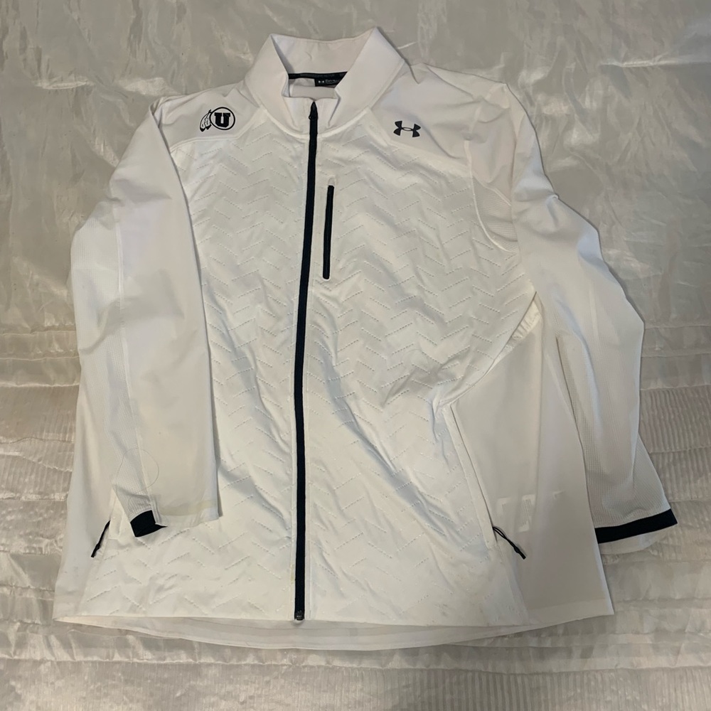 University of Utah Under Amour coaches jacket.